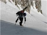 Špik nad Špranjo - Modeon del Buinz 2554 m Petra v akciji